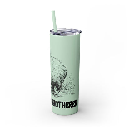 This Is Me Unbothered – Capybara Coffee Skinny Tumbler
