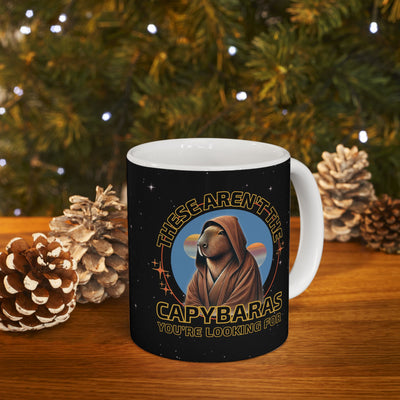Capybara ceramic mug design - view 7