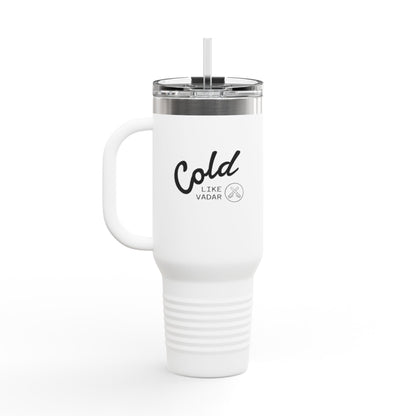 Star Wars Travel Mug – The Chill Is Strong With This One – Funny Capybara Parody – Insulated Coffee Tumbler – Sci-Fi Gift for Nerds and Geeks