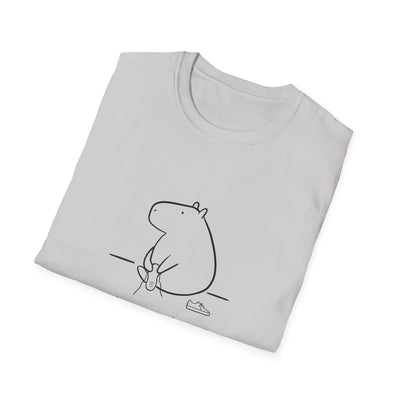 “I’ll Catch Up” Shirt  – Funny Capybara Softstyle Tee