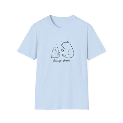 "Always There" Mom Softstyle Adult Tee – Capybara