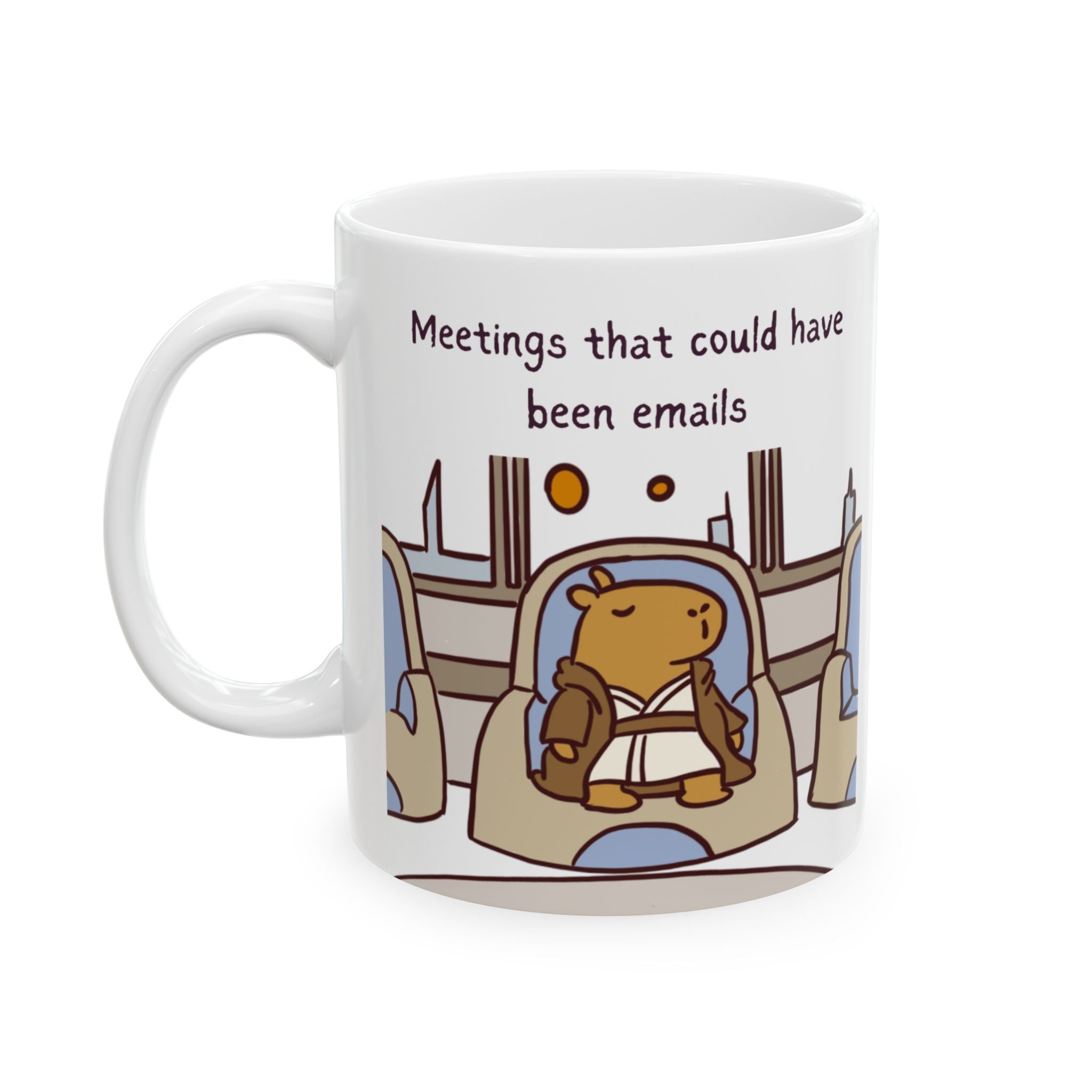 Meetings That Could Have Been Emails Capybara Mug