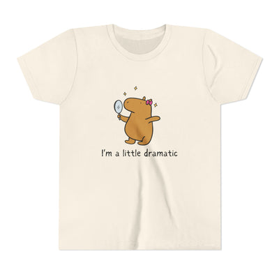 "I'm a little dramatic" - Capybara Drama Youth Tee
