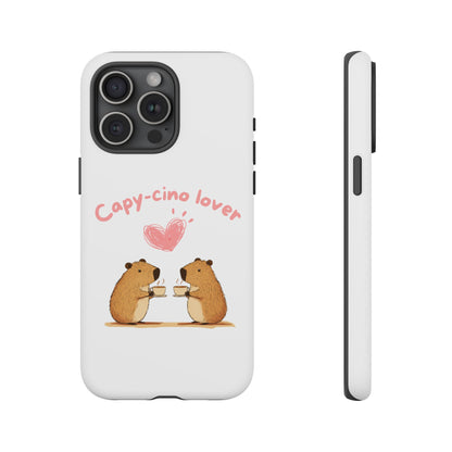 Cute Capybara Phone Case  (Capy-cino Lover Series)