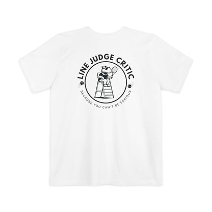 Capybara Tennis Pocket Tee – Funny Line Judge Shirt for Adults – Country Club Back Graphic – Capy Life Sports Collection