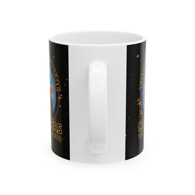 Capybara ceramic mug design - view 3