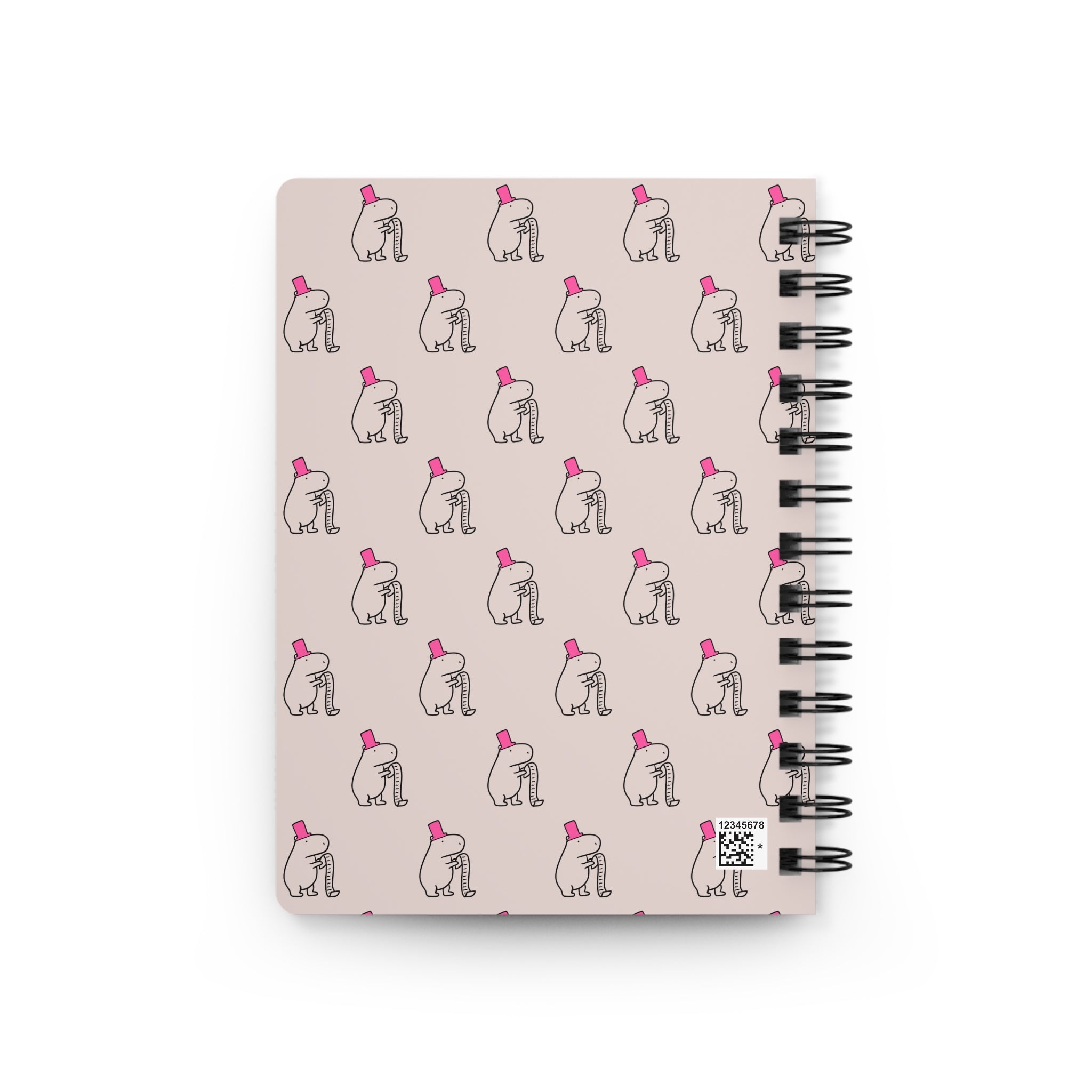 Funny Capybara Notebook – “Causing Problems, Politely” Spiral Journal