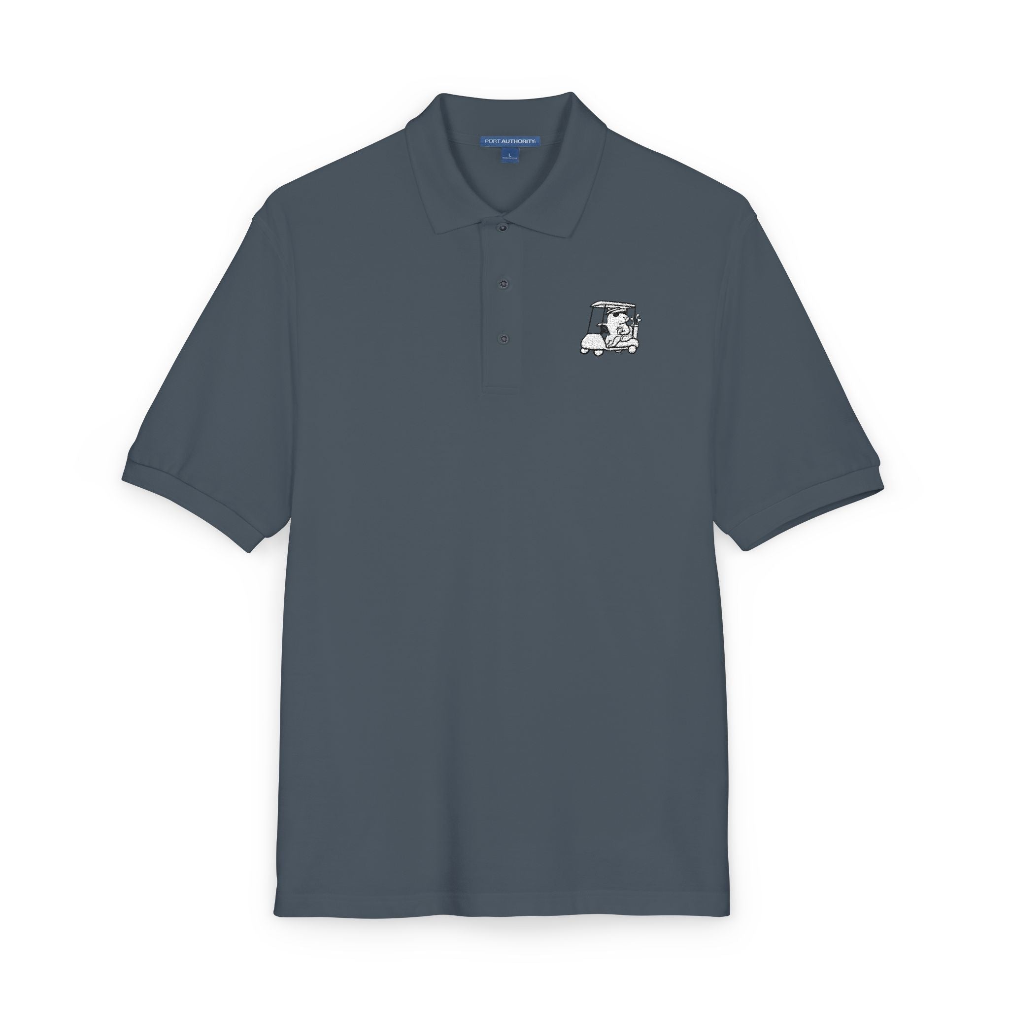 Capybara Cart Captain - Funny Golf Polo Shirt