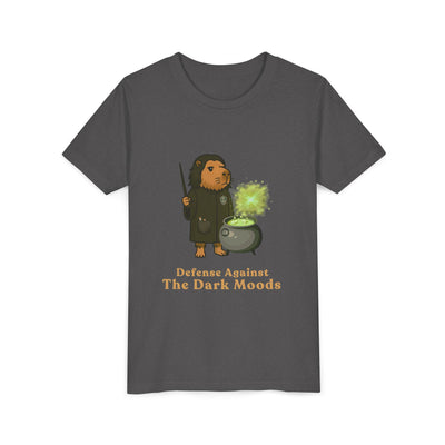 Defense Against the Dark Moods | Capybara Wizard Graphic Kids Tee