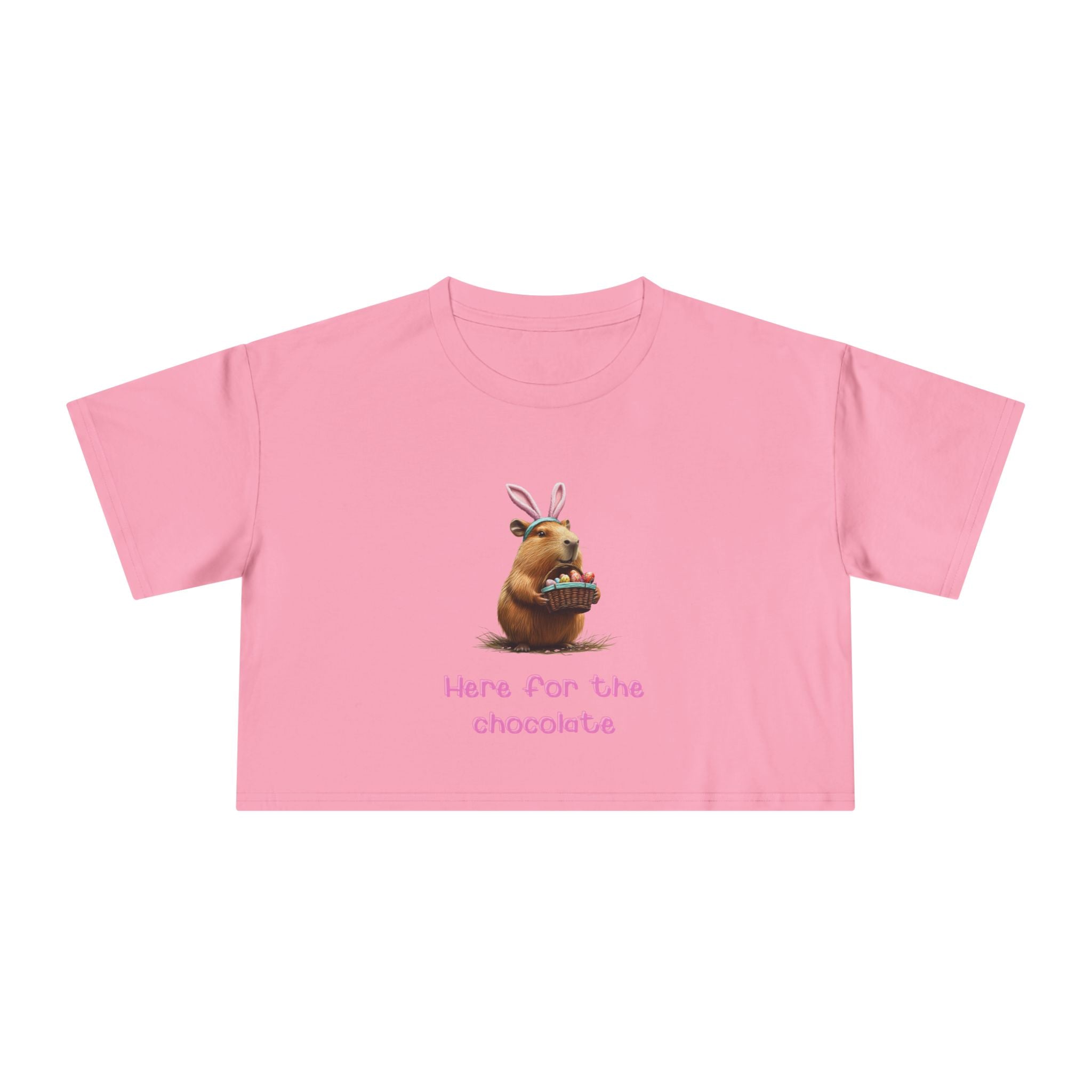 Here for the Chocolate - Women's Crop Tee