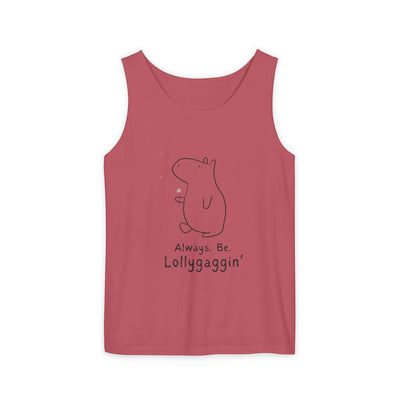 Always Be Lollygaggin' Capybara Premium Tank Top