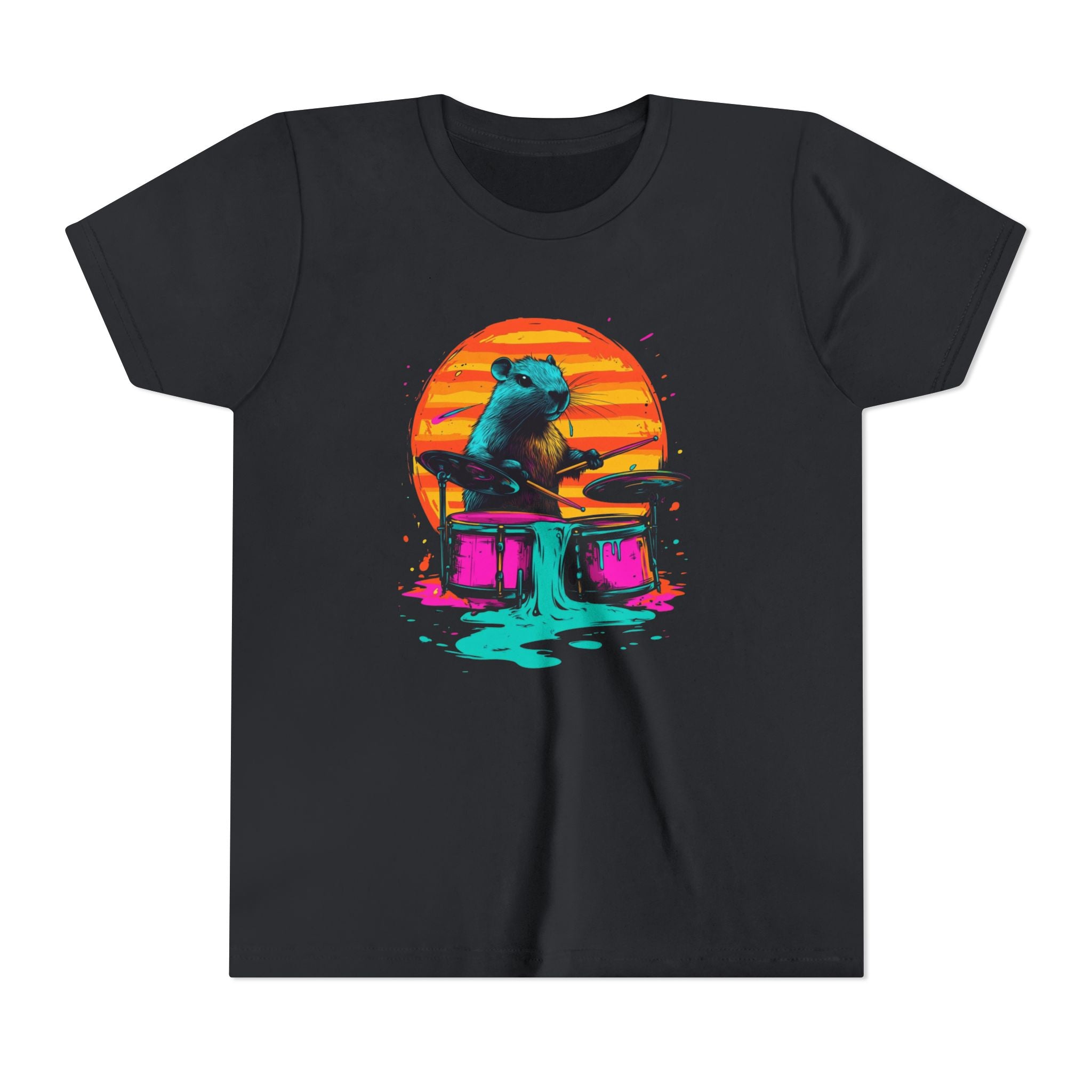 Drum Star Capybara - Unisex Tee (KIDS)