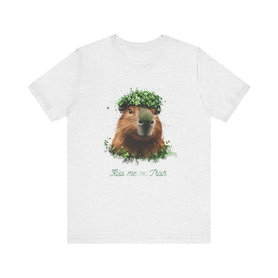 Capybara St Patricks Day t-shirt design - detail view