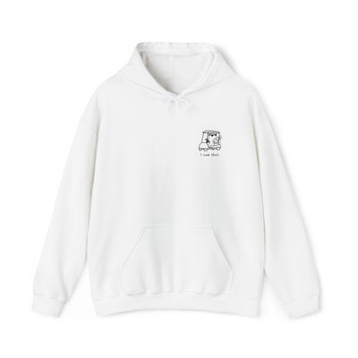 I Saw That – Funny Golf Capybara Embroidered Hoodie