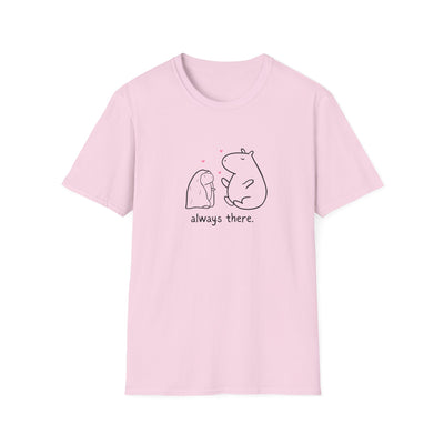 "Always There" Mom Softstyle Adult Tee – Capybara