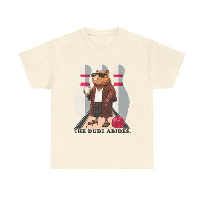 The Big Capybowski - 'The Dude Abides'  - Big Lewboski Fan TShirt