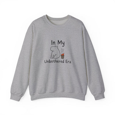 "In My Unbothered Era" Capybara Adult Sweatshirt