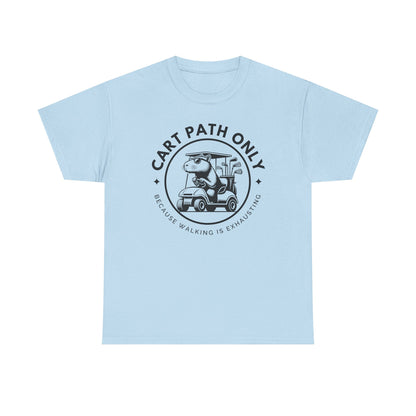 Golf Humor Tee, Unisex Heavy Cotton Tee, Funny Golf Shirt, Gift for Golf Lovers, Casual Wear, Golfer's Gift