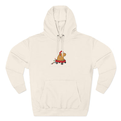 Copy of Festive Against My Will Capybara Adult Hoodie