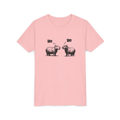 Two Capybaras Saying Bro, Bro - Youth T-Shirt