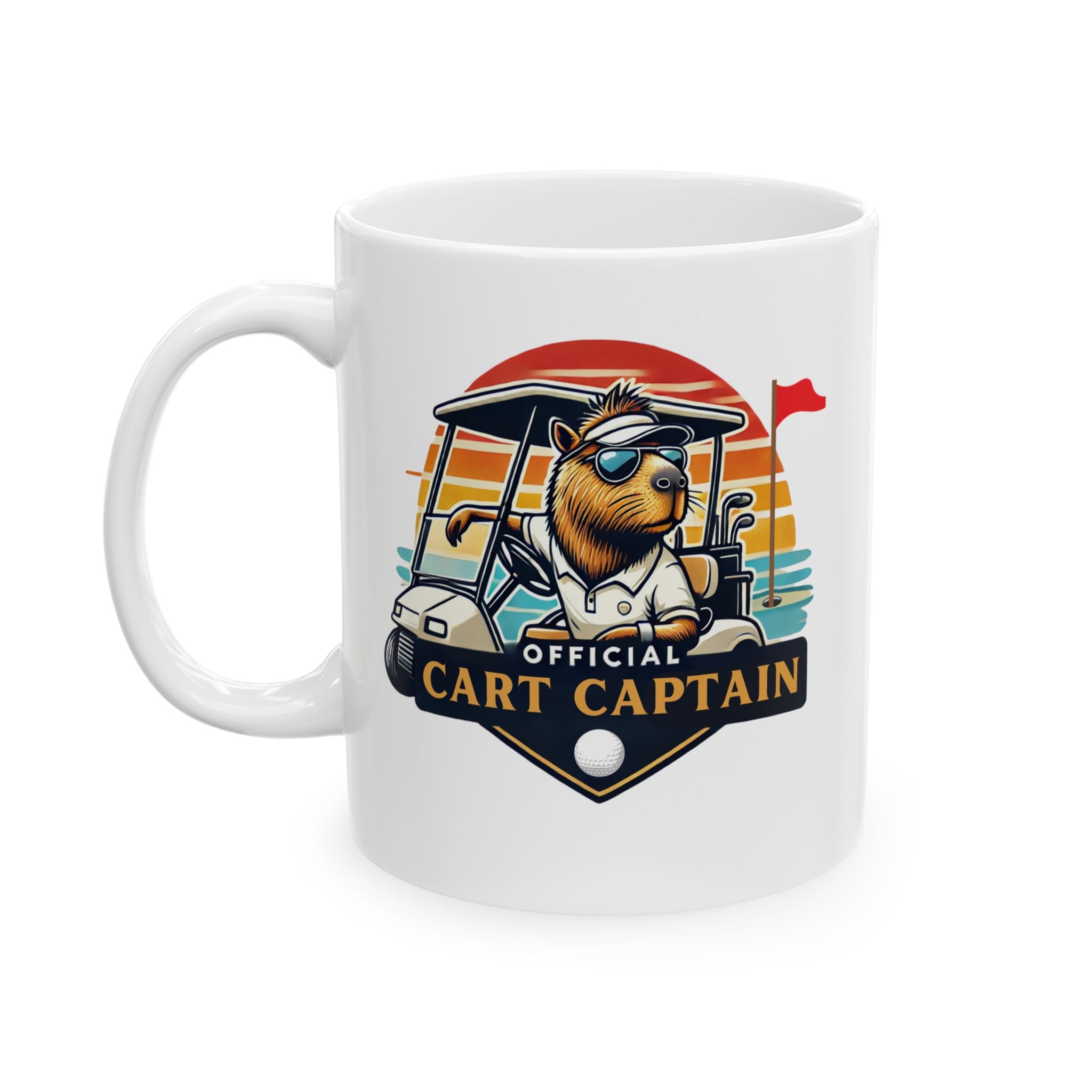 Official Cart Captain - Golf Mug