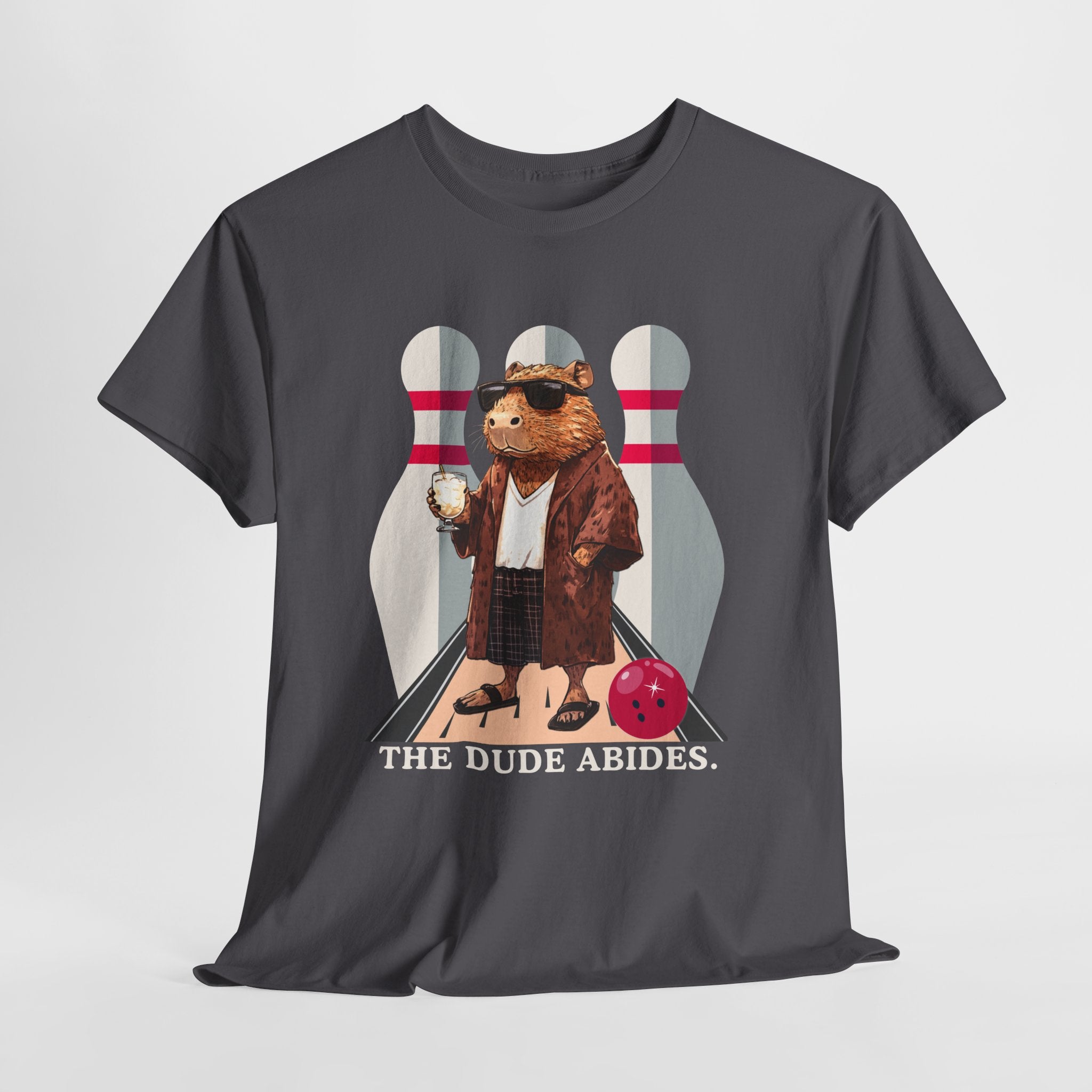 The Big Capybowski - 'The Dude Abides'  - Big Lewboski Fan TShirt