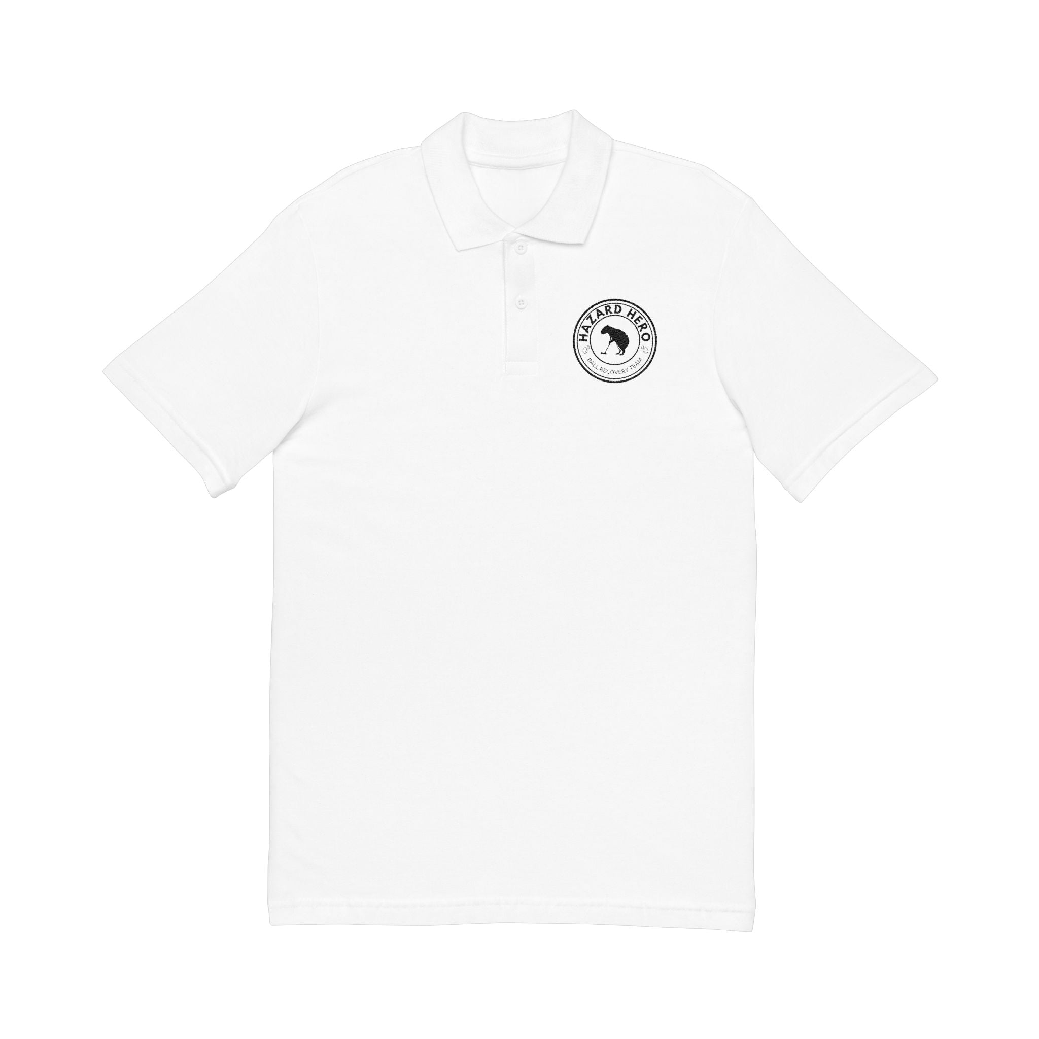 🏌️‍♂️ Capybara Country Club™ Embroidered Polo – Hazard Hero Edition