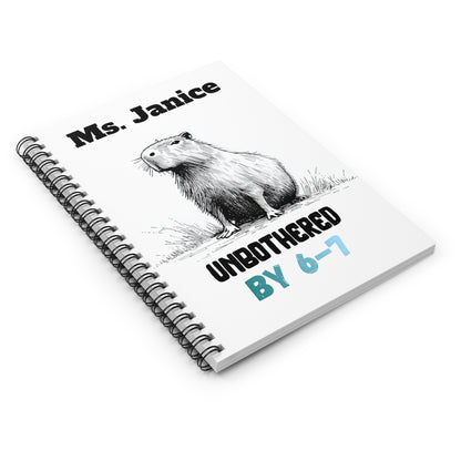 6–7 Meme Unbothered Parent Notebook | Personalized Gift for Teachers & Parents of School Kids