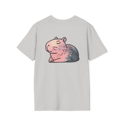 Chill Capybara Unisex Softstyle T-Shirt - Relaxed Fit Graphic Tee