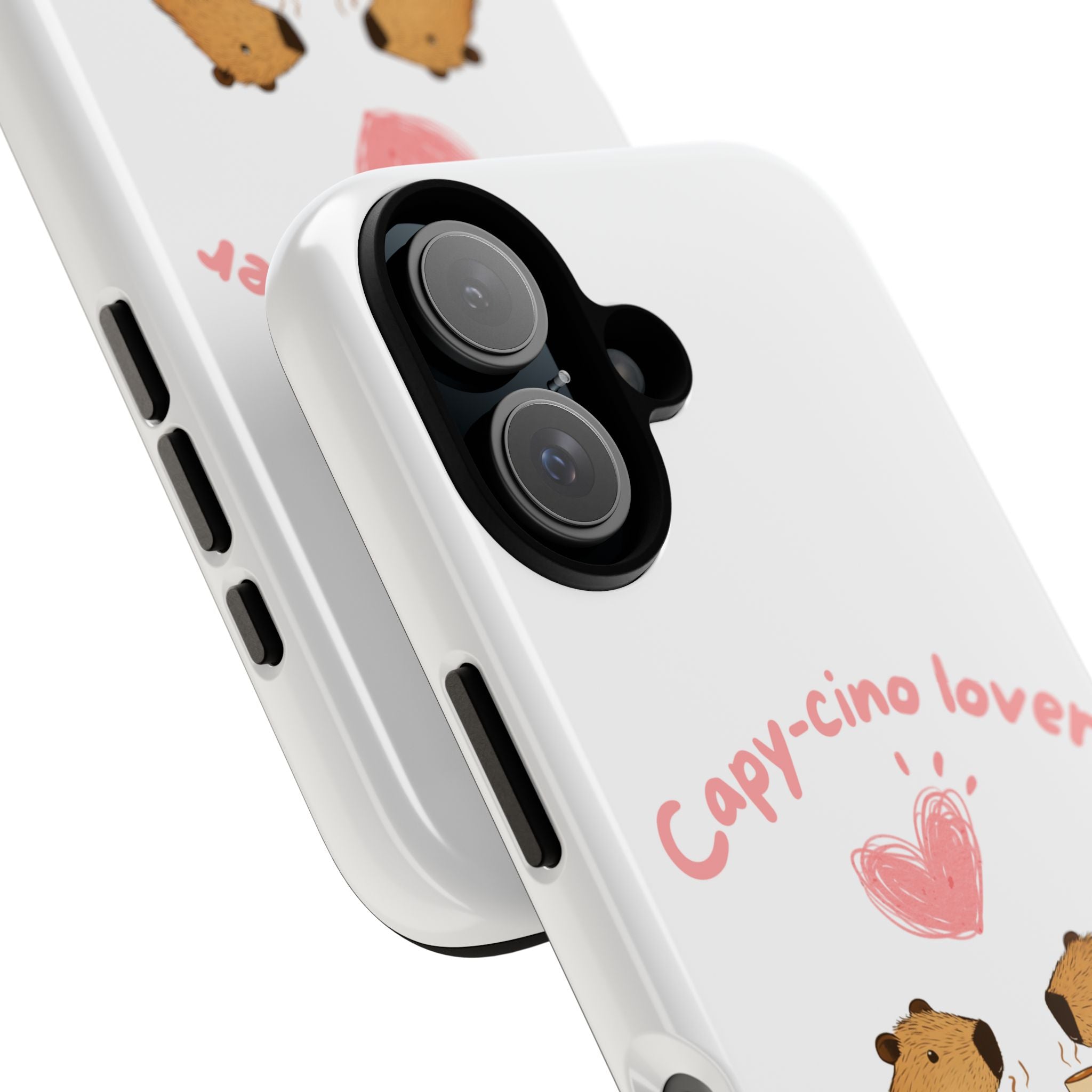 Cute Capybara Phone Case  (Capy-cino Lover Series)