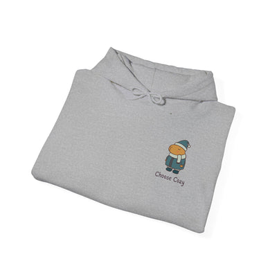 Choose Cozy Adult Capybara Hoodie – Minimal Winter Hoodie