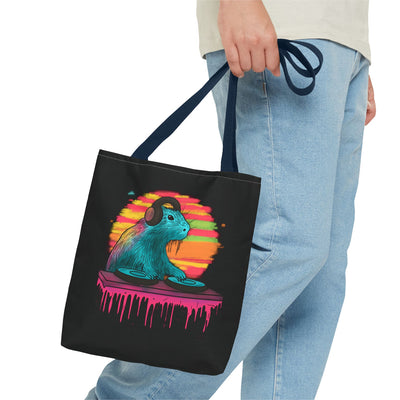 DJ Capybara Music Lover Canvas Tote Bag