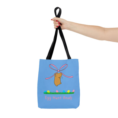 Egg Hunt Ready Capybara Easter Tote Bag for Kids