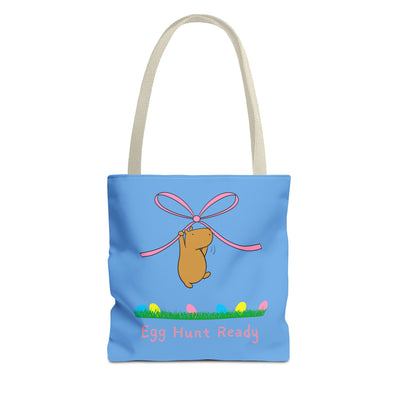 Egg Hunt Ready Capybara Easter Tote Bag for Kids