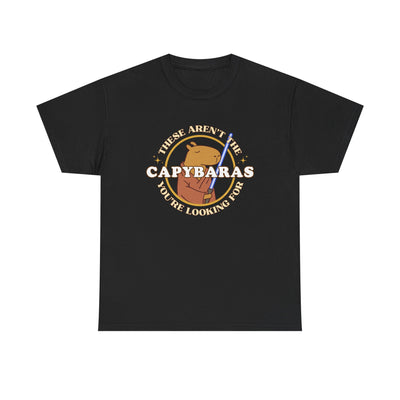 Capybara Star Wars Shirt – These Aren’t the Capybaras You’re Looking For – Obi-Wan Capybara – Funny Nerd Gift - Unisex Adult Tee