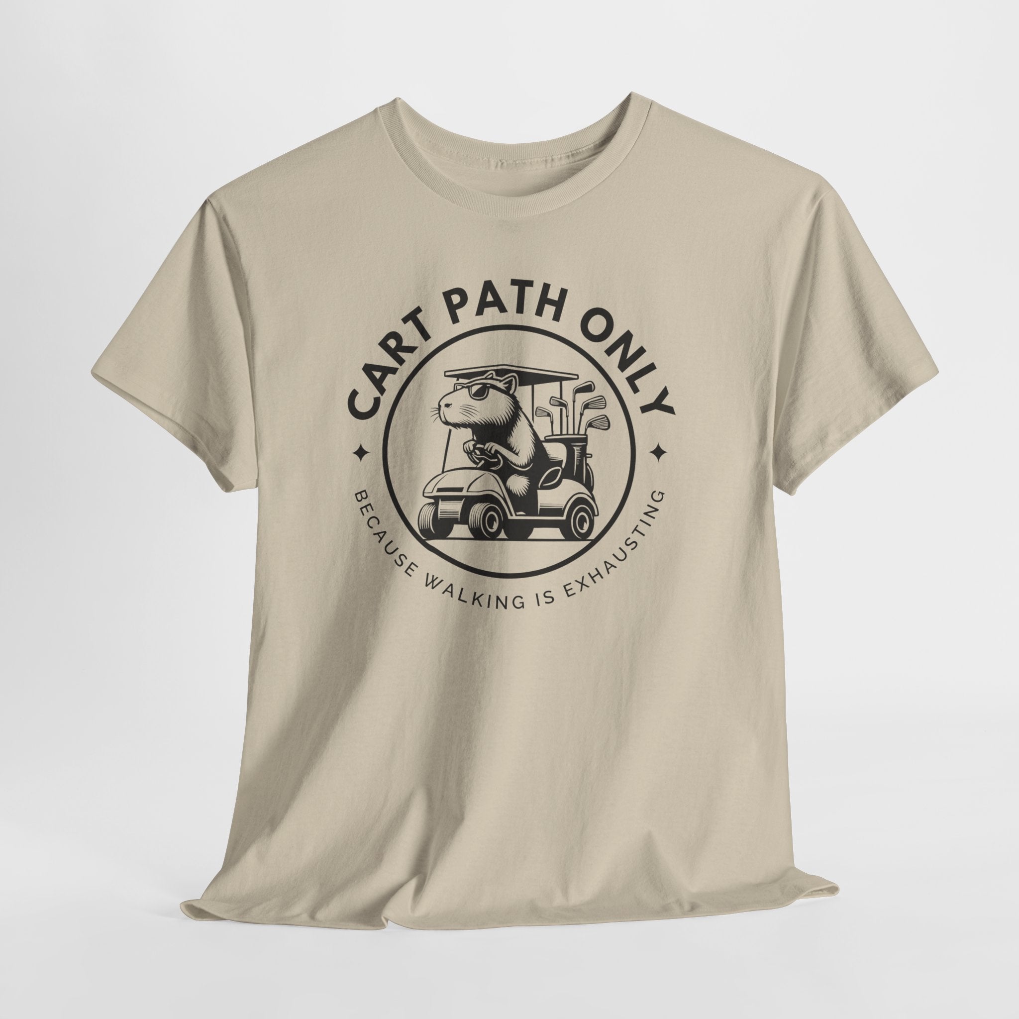Golf Humor Tee, Unisex Heavy Cotton Tee, Funny Golf Shirt, Gift for Golf Lovers, Casual Wear, Golfer's Gift