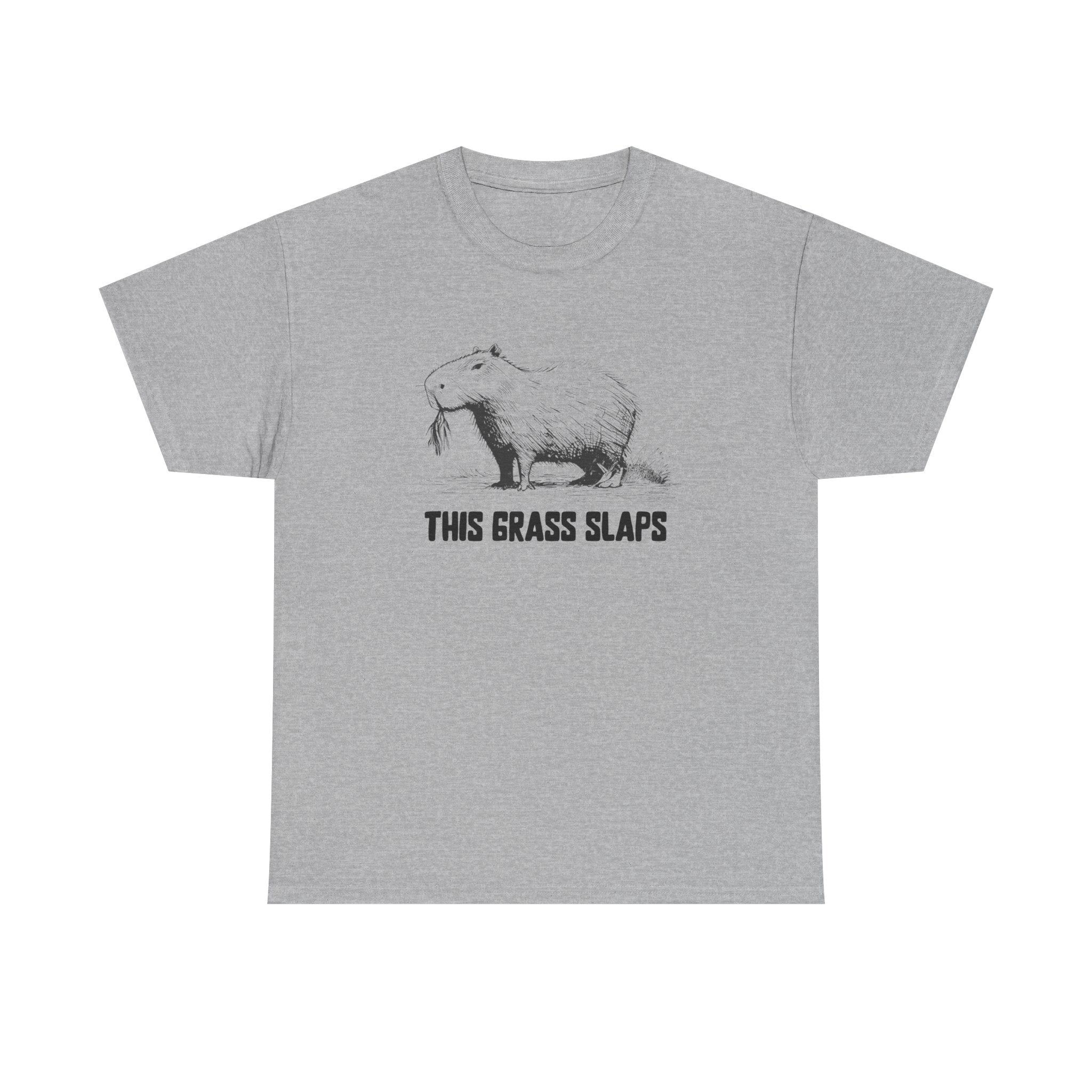 This Grass Slaps T-Shirt | Funny Chill Graphic Heavy Cotton Tee