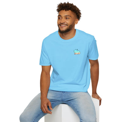 Capy Life Coastal Capybara Tee – Hand-Painted Beach Softstyle Tee