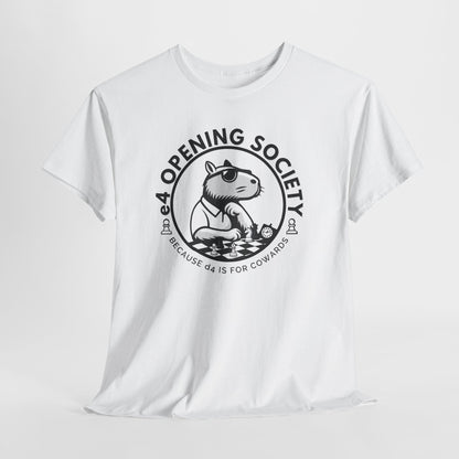 Capybara E4 Opening Society Shirt Vector Style Unisex Tee