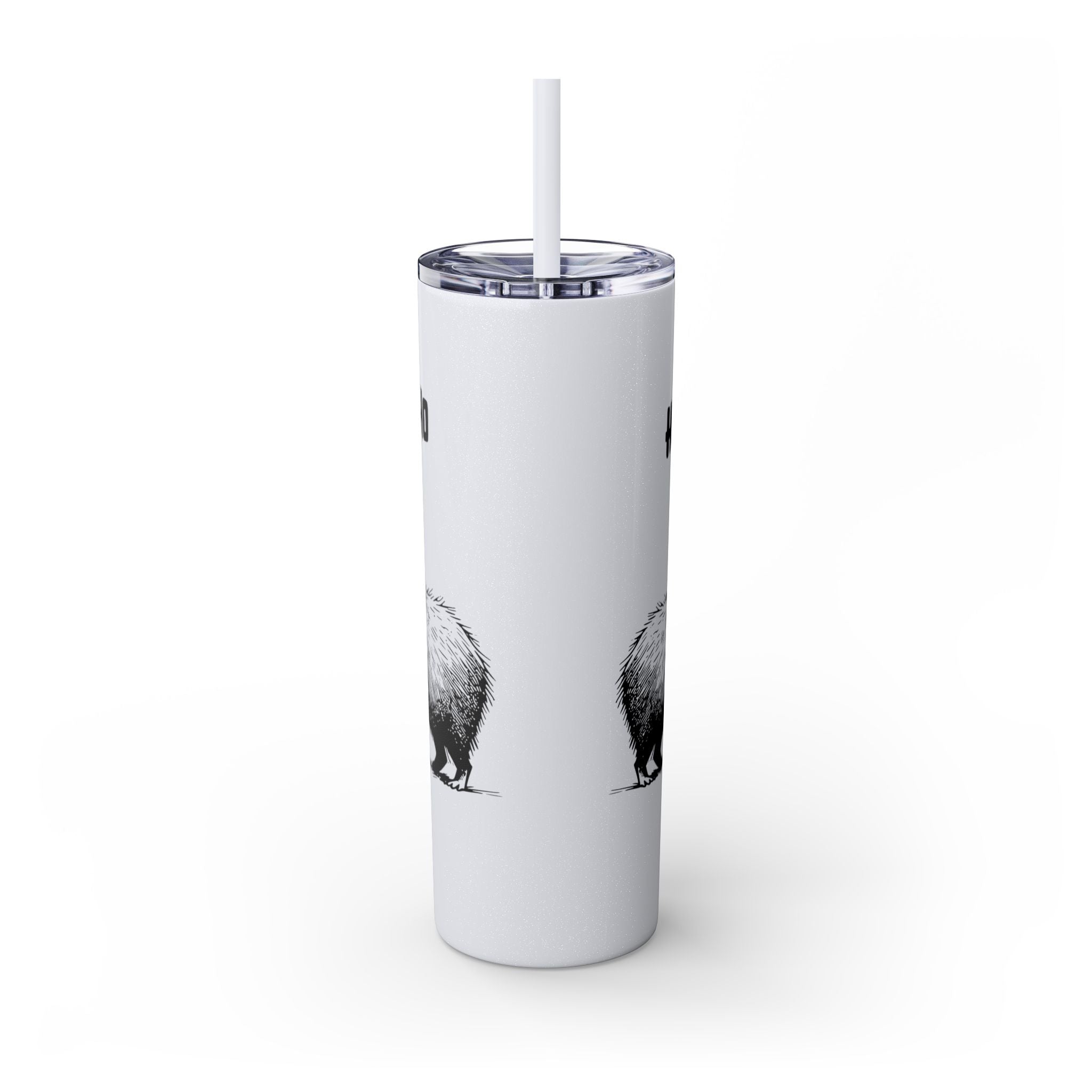 Ho Ho Ho Capybara Christmas Cup for Holiday Vibes - Skinny Tumbler