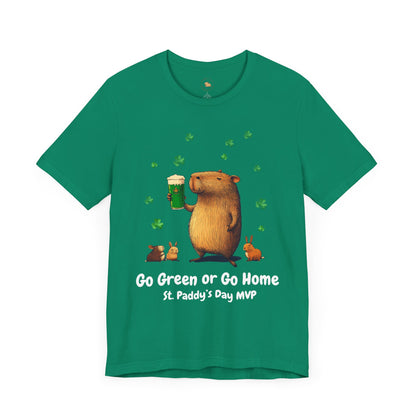 St. Patrick's Day MVP Tee - Go Green or Go Home Unisex Jersey Short Sleeve Shirt