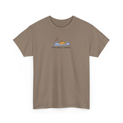 Don’t Worry, I Found It Capybara Golf Heavy Tee