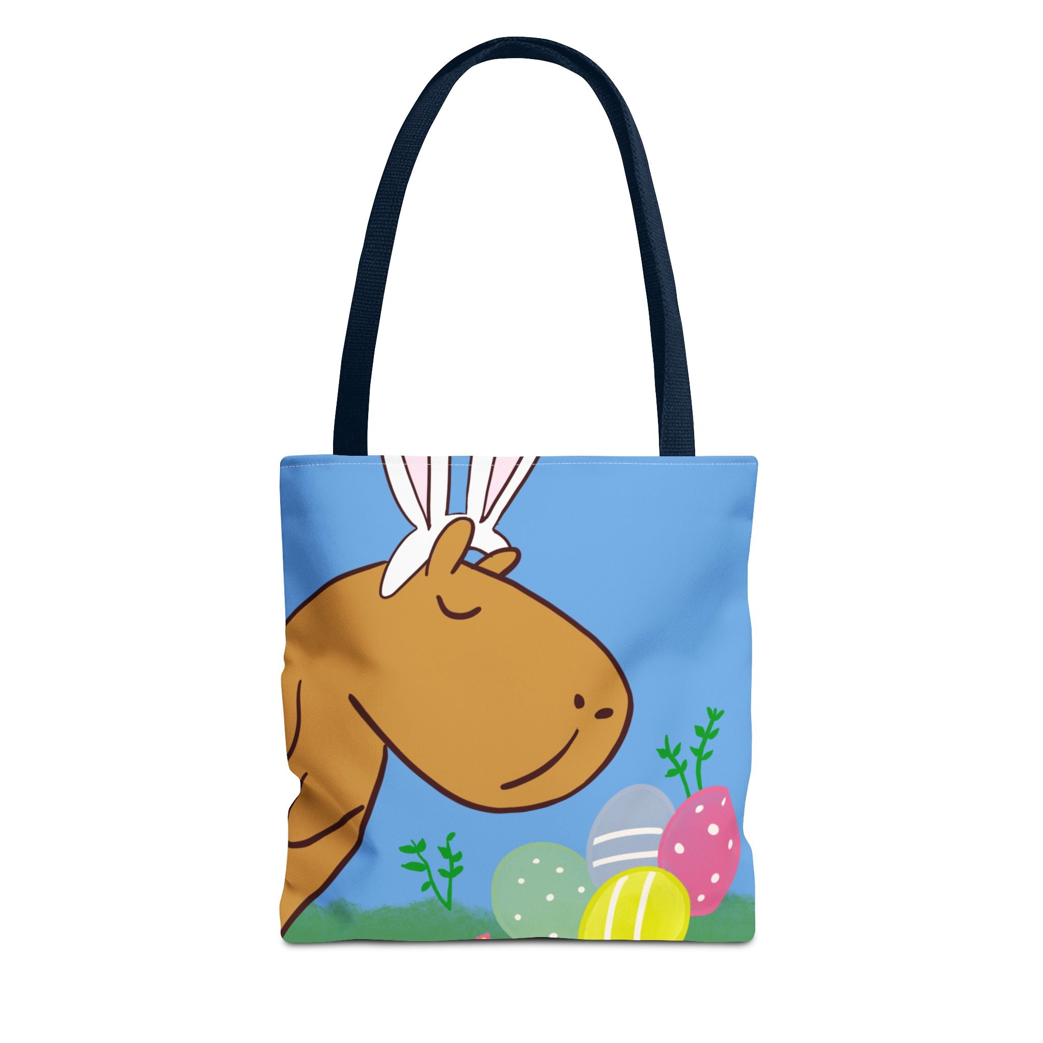 Easter Egg Hunt Capybara Bunny Ears Kids Tote Bag