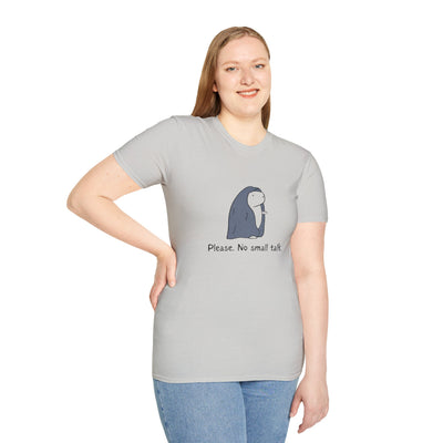 Funny Introvert Tee - "Please.  No Small Talk." Capybara Shirt