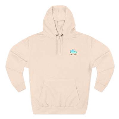 Capy Life Coastal Capybara Hoodie – Minimalist Beach Graphic Pullover