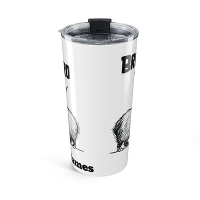 Personalized Capybara Tumbler “Bro” – Funny Insulated Travel Mug with Name
