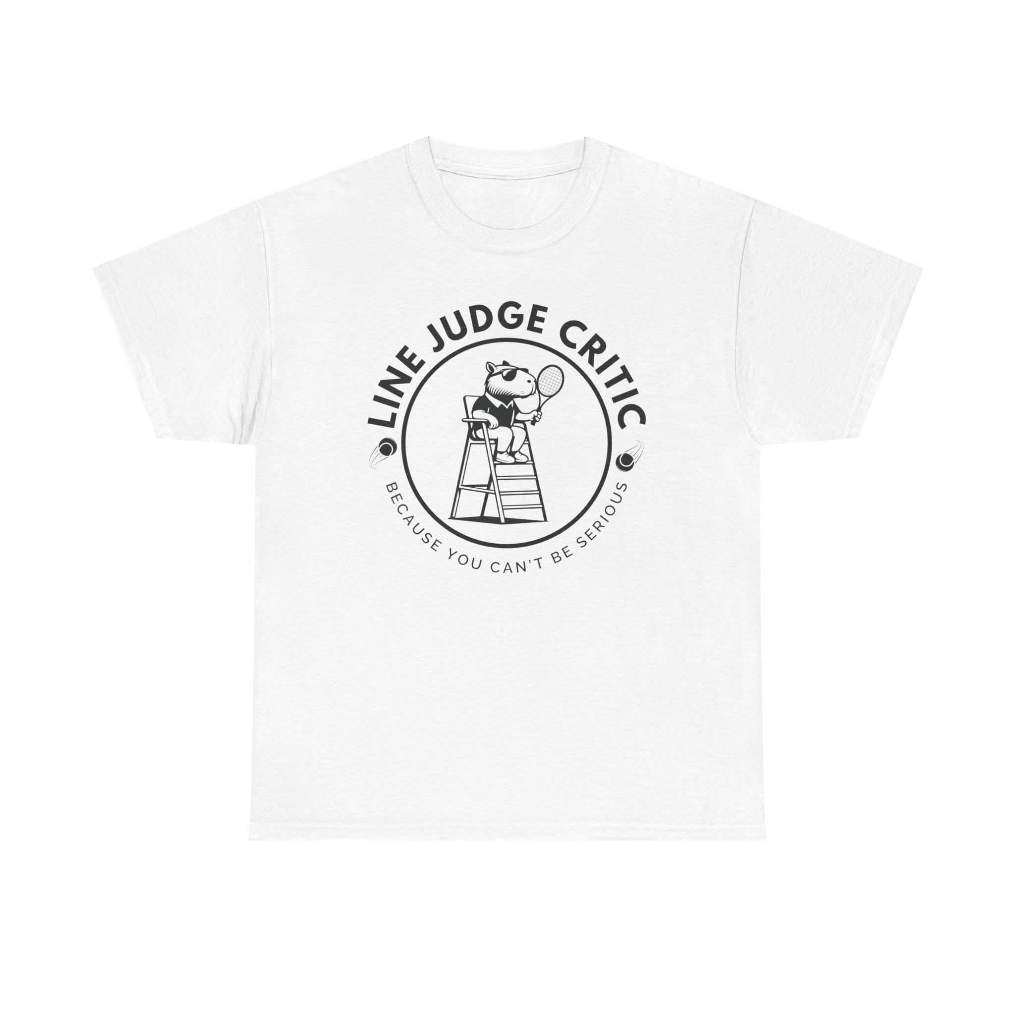 T-Shirt: Country Club Parody with Capybara Line Judge Critic Design