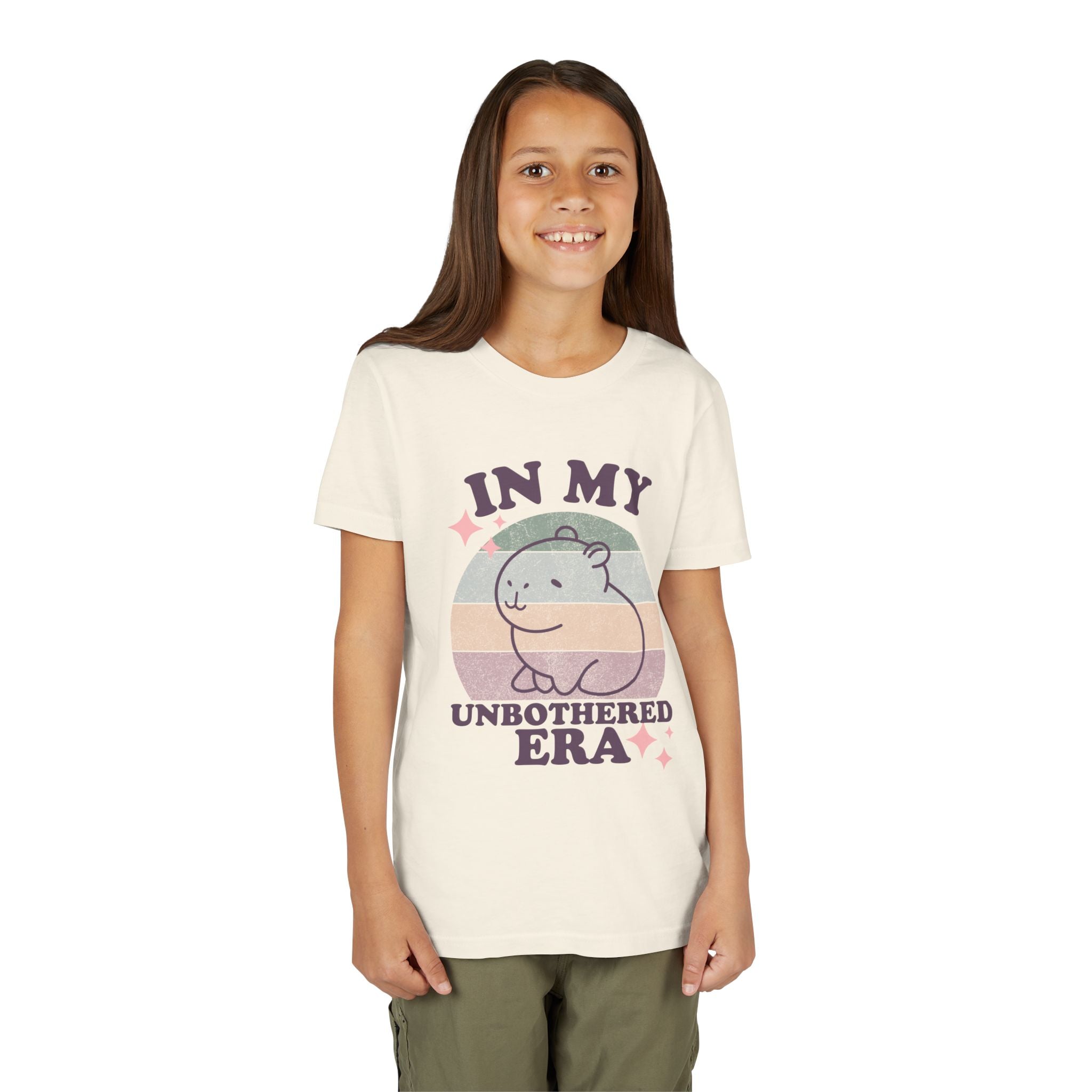 🐾 In My Unbothered Era – Capybara Retro Tee