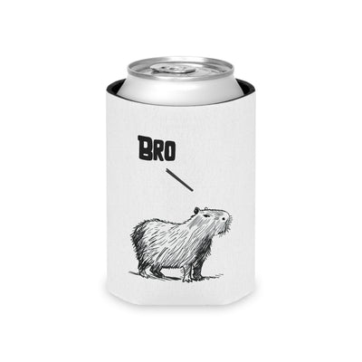 Funny Capybara Koozie “Bro” – Can Cooler for Beer, Soda & Funny Gift