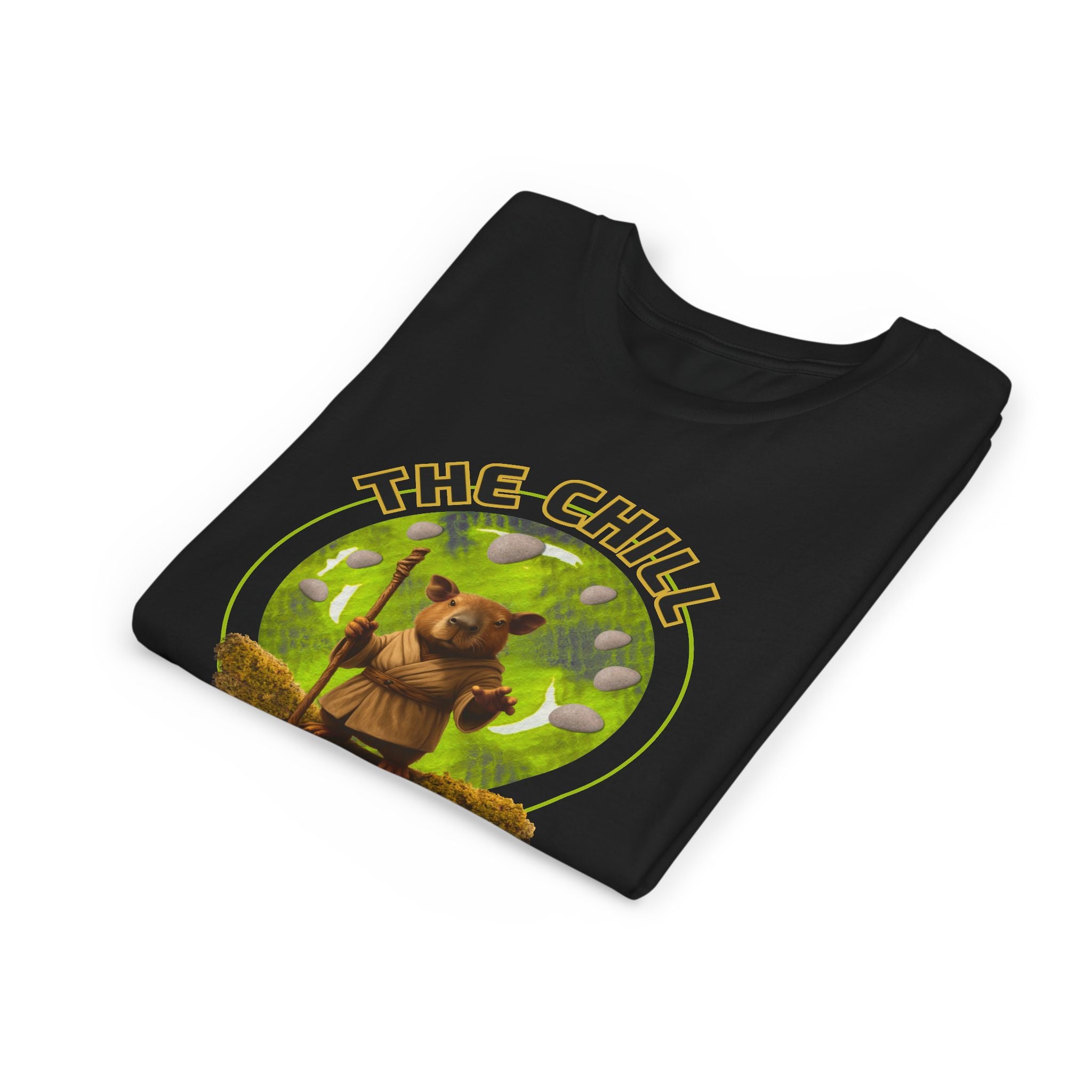 Star Paws Yoda Shirt – Funny Chill Capybara Tee – The Chill Is Strong With This One – Parody Unisex Youth Tee